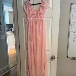 Vintage pink empire waist nightgown